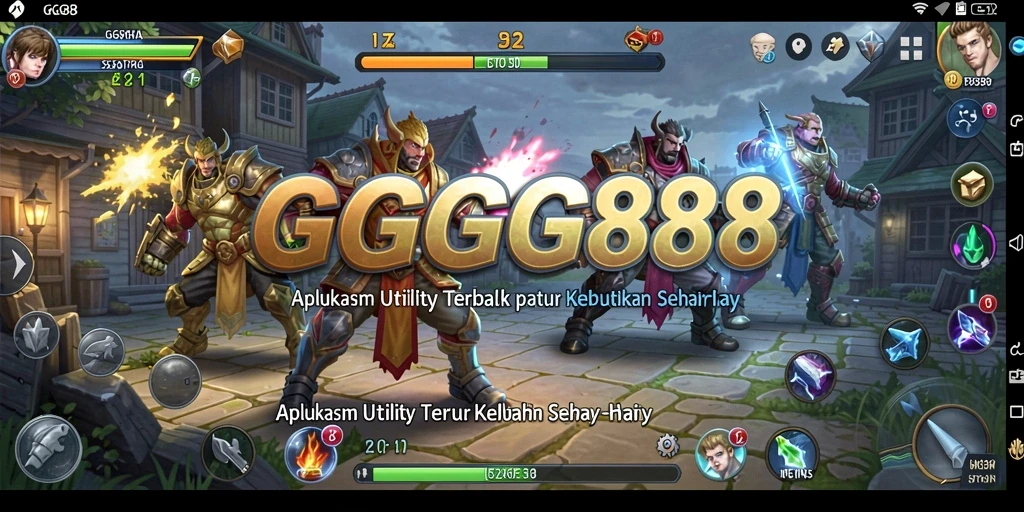 Tampilan antarmuka utama GGG888 yang memudahkan pengguna.