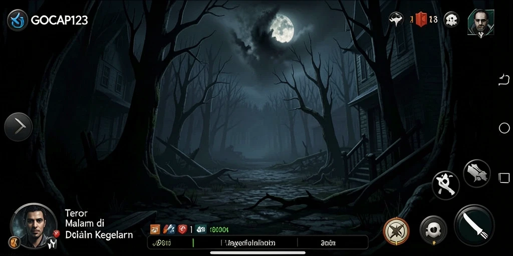 GOCAP123 menampilkan gameplay menyeramkan dan atmosfer horror yang kuat.
