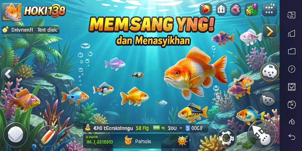 Tampilan menarik dari gameplay HOKI138 dengan elemen memancing yang mendebarkan.