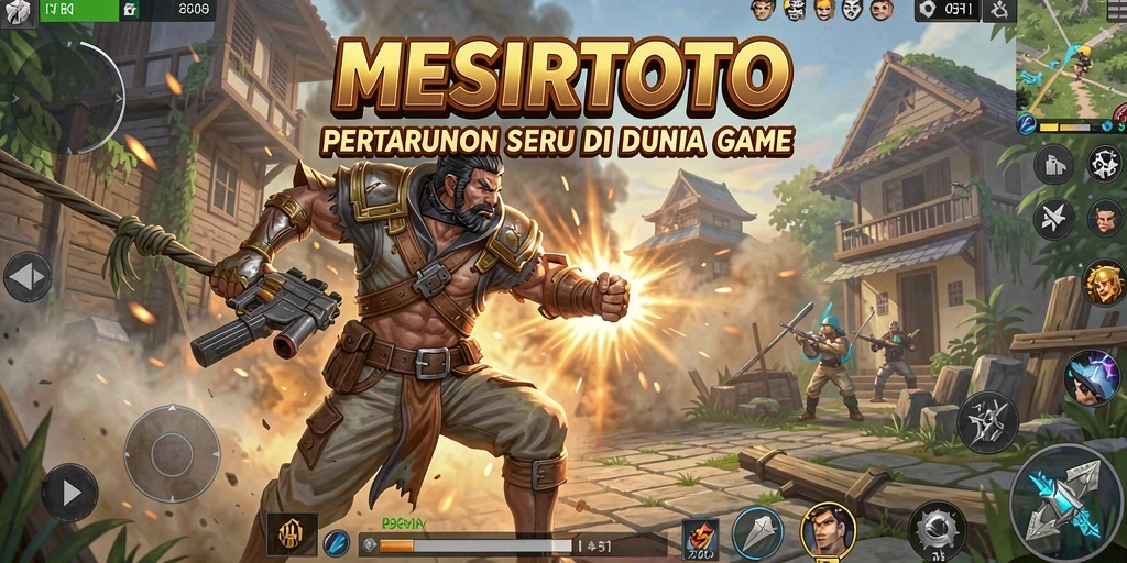 Tangkapan layar menampilkan aksi pertarungan yang mendebarkan dari MESIRTOTO.