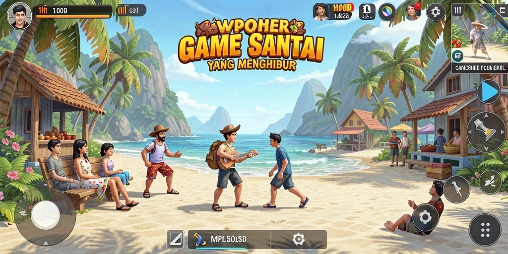 Tangkapan layar MPOID menampilkan karakter lucu dan gameplay yang mengasyikkan.