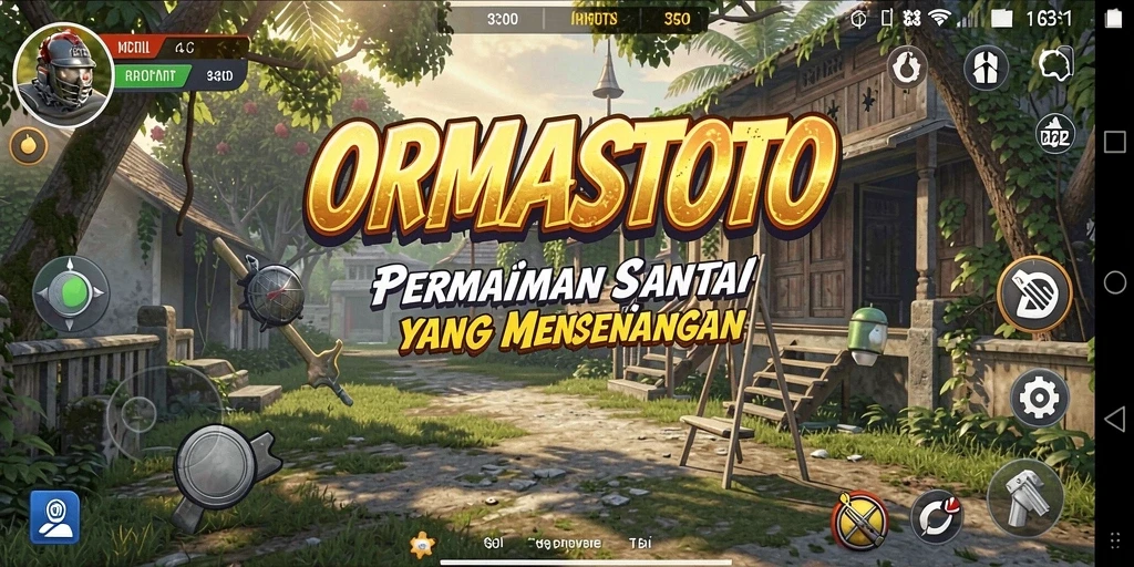 Tampilan gameplay ORMASSTOTO yang seru dan adiktif.