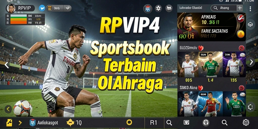 Screenshot utama RPVIP4 menampilkan tampilan antarmuka taruhan olahraga yang menarik.