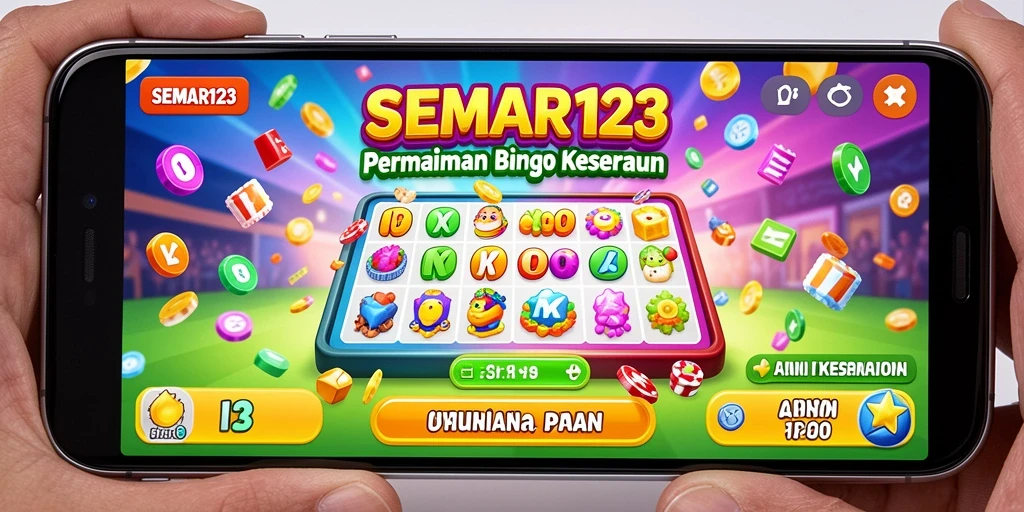 Screenshot menunjukkan pemain asyik bermain Bingo di SEMAR123.