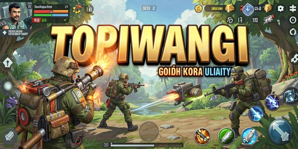 Screenshot utama TOPIWANGI menampilkan antarmuka aplikasi Utility yang menarik.